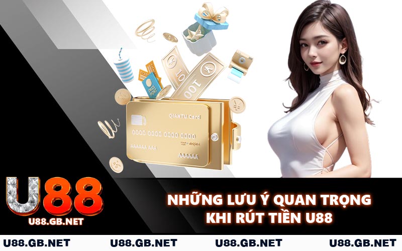 Những lưu ý quan trọng khi rút tiền U88
